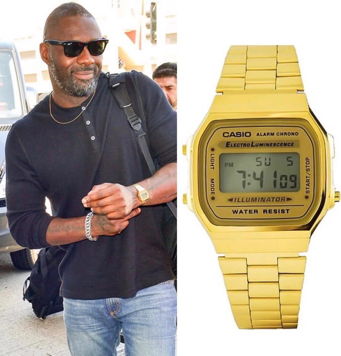 A Classic Gold Casio A168 Watch