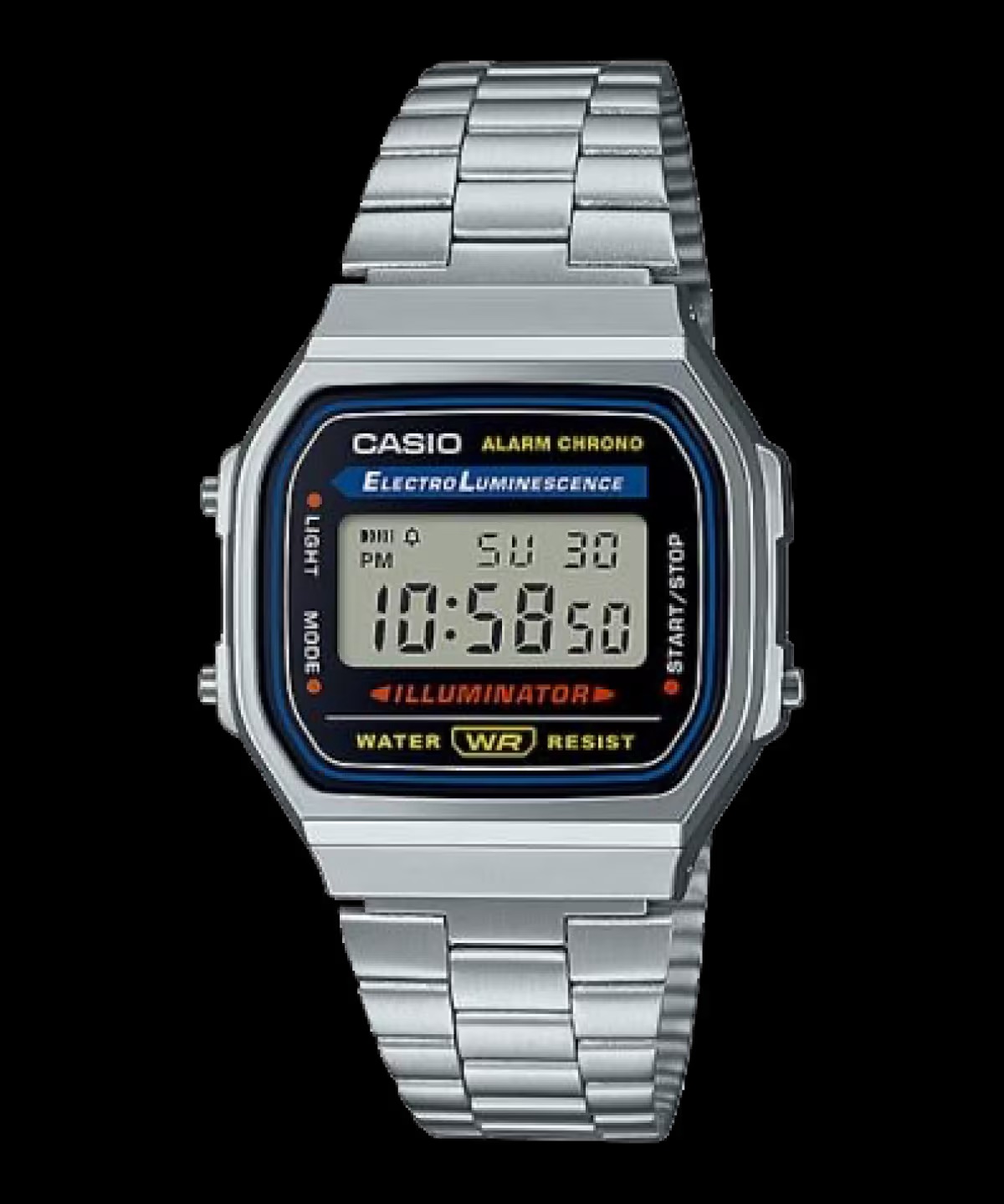 A Silver Casio A168