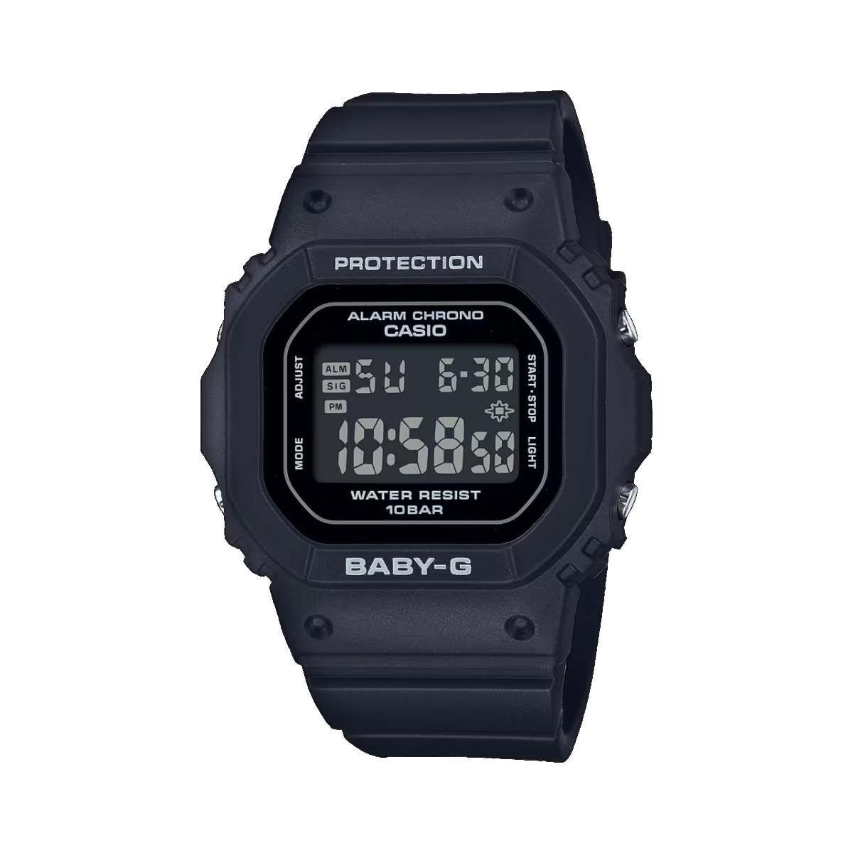 The Black Negative Display Baby G-Shock