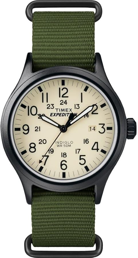 Green NATO Strap Timex Expedition